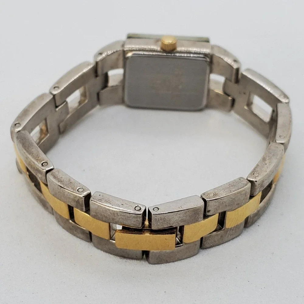 Liz Claiborne‎ Women's Watch 18MM Gray Dial Gray Gold Bracelet 5.75